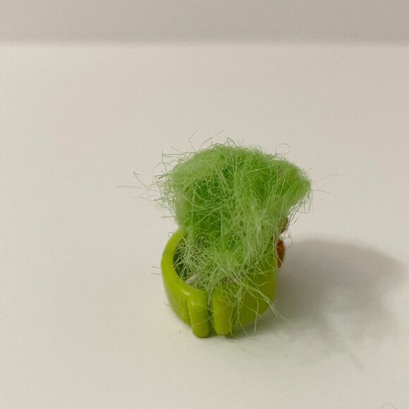 Vintage Troll Doll Halloween Masked Man Ring Troll Dolls Green - Picture 3 of 16